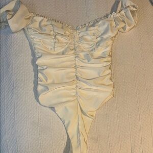 Cream Kids One Piece